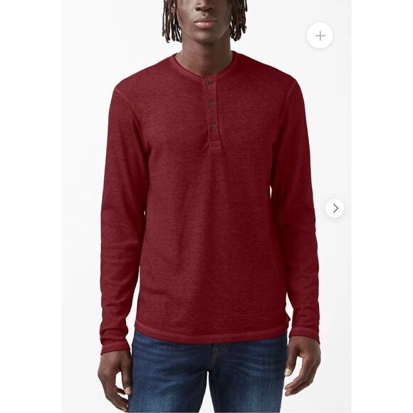 Buffalo by David Bitton Men’s Medium Red Long Sleeve Button Down Casual Shirt - Picture 1 of 14